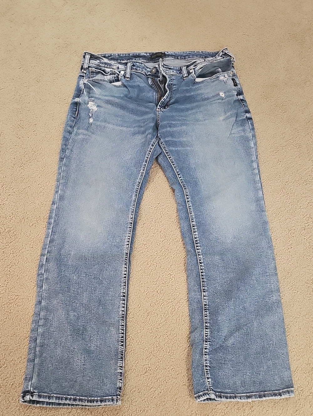 Men's Silver Jeans